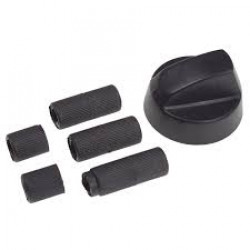 Electric & Gas Cooker Multifit Control Knob Black x1