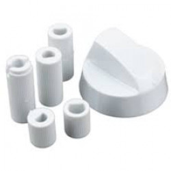 Electric & Gas Cooker Multifit Control Knob White x1